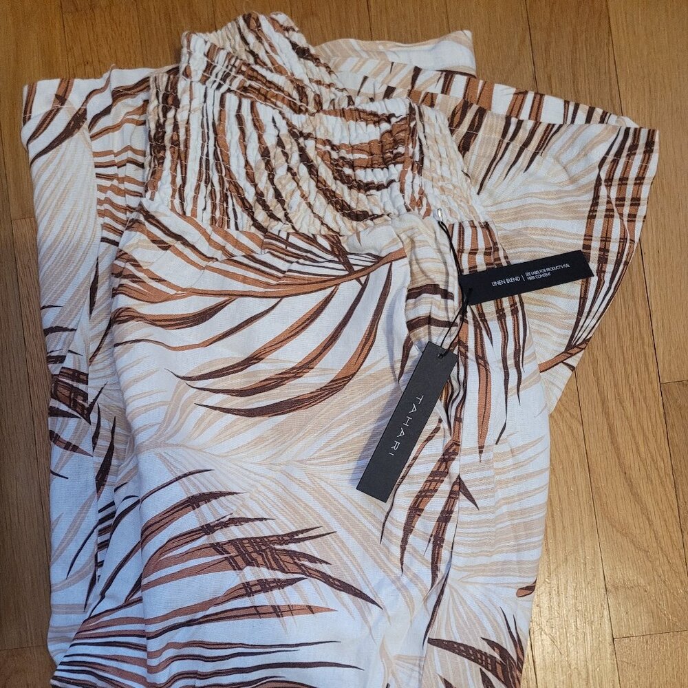 Print Cropped Pants - new with tages